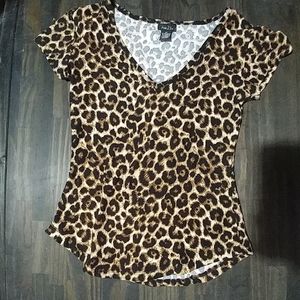 Cheetah print top